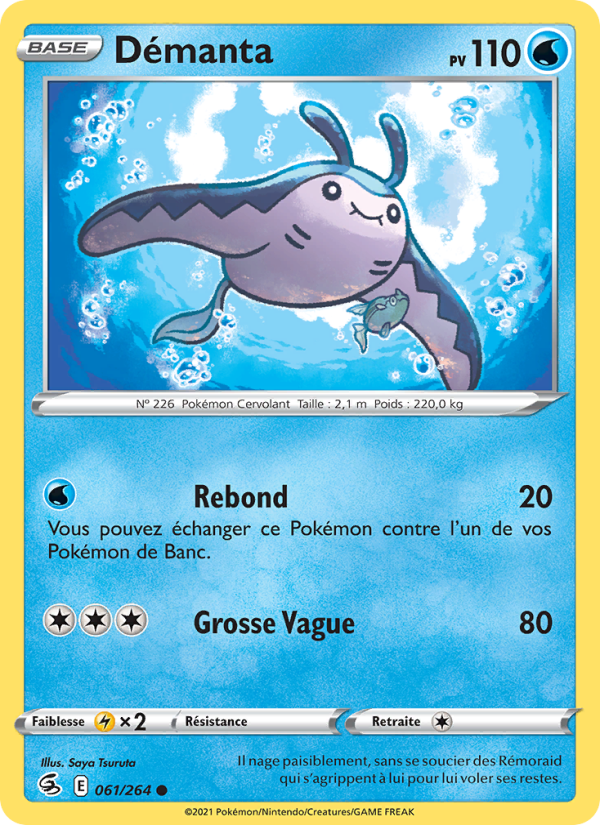Démanta 61 — Poing de Fusion (French Pokémon TCG card)