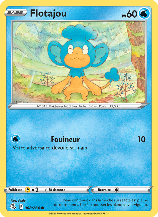 Flotajou 68 — Poing de Fusion (French Pokémon TCG card)