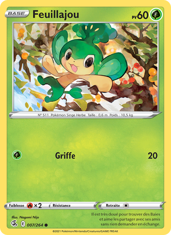 Feuillajou 7 — Poing de Fusion (French Pokémon TCG card)