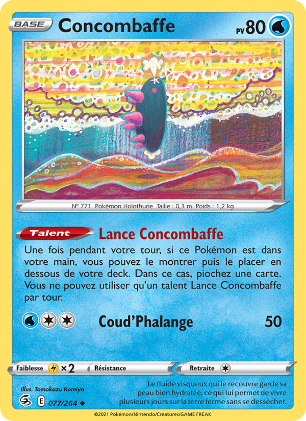 Concombaffe 77 — Poing de Fusion (French Pokémon TCG card)