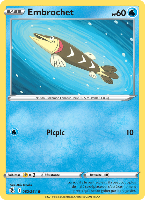 Embrochet 82 — Poing de Fusion (French Pokémon TCG card)
