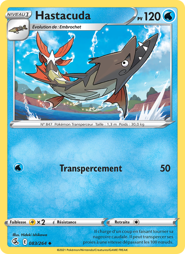 Hastacuda 83 — Poing de Fusion (French Pokémon TCG card)