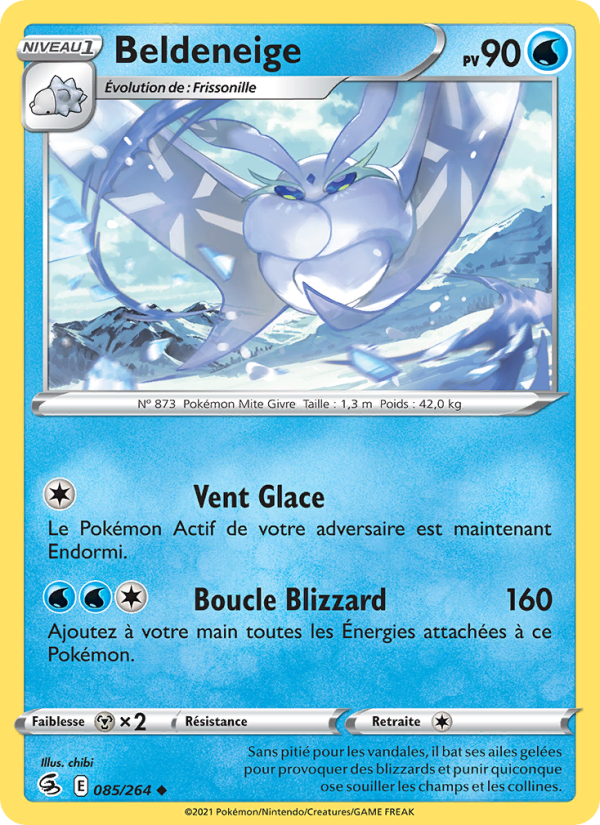 Beldeneige 85 — Poing de Fusion (French Pokémon TCG card)