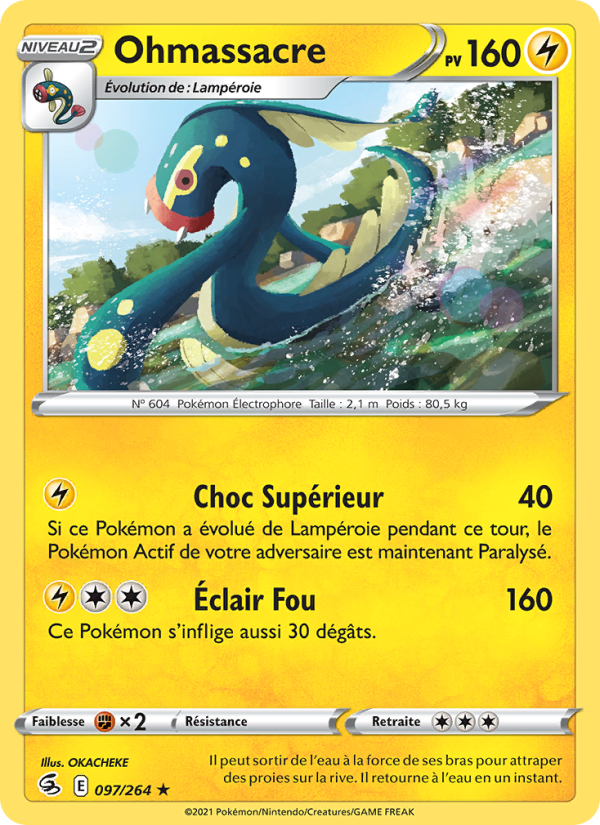 Ohmassacre 97 — Poing de Fusion (French Pokémon TCG card)