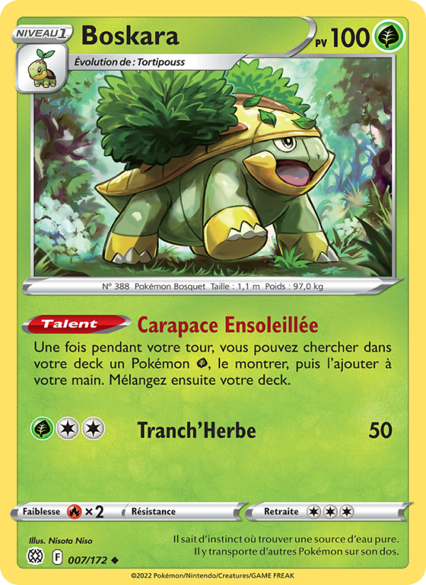Boskara 007 — Stars Étincelantes (French Pokémon TCG card)