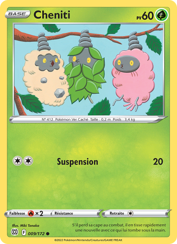 Cheniti 009 — Stars Étincelantes (French Pokémon TCG card)