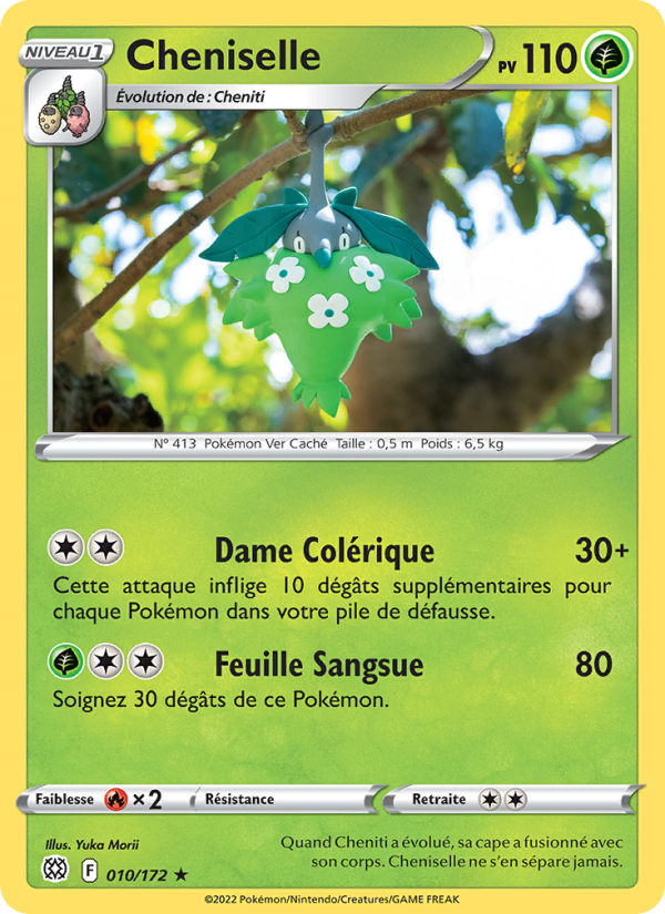 Cheniselle 010 — Stars Étincelantes (French Pokémon TCG card)