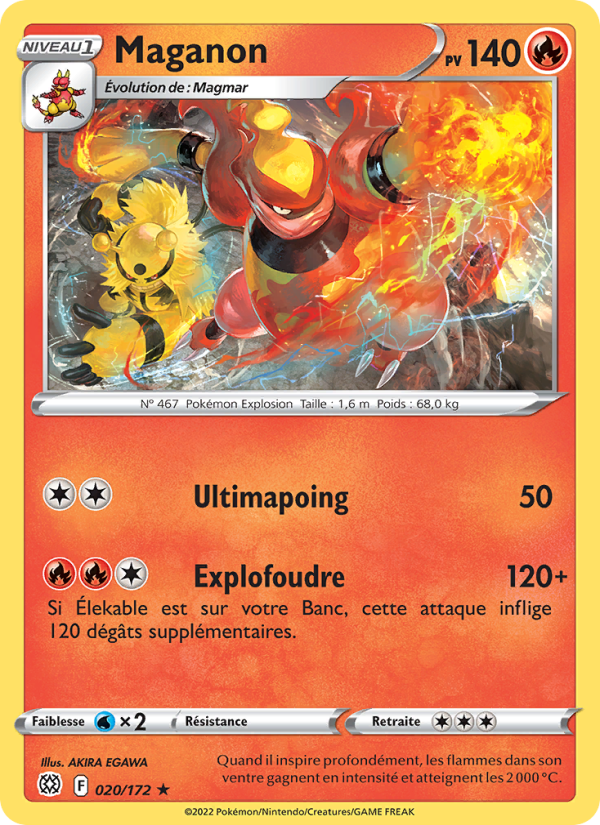 Maganon 020 — Stars Étincelantes (French Pokémon TCG card)
