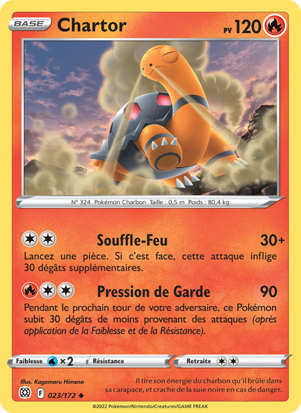 Chartor 023 — Stars Étincelantes (French Pokémon TCG card)