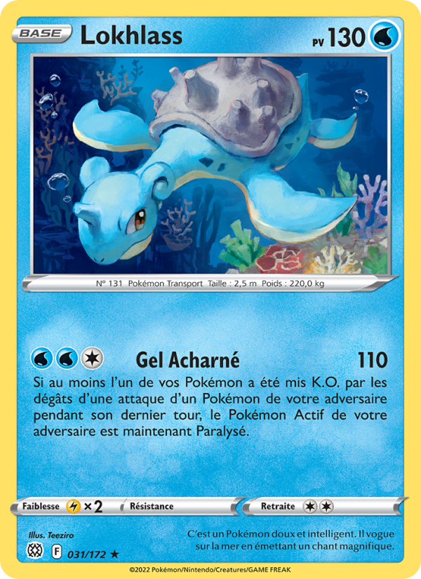 Lokhlass 031 — Stars Étincelantes (French Pokémon TCG card)