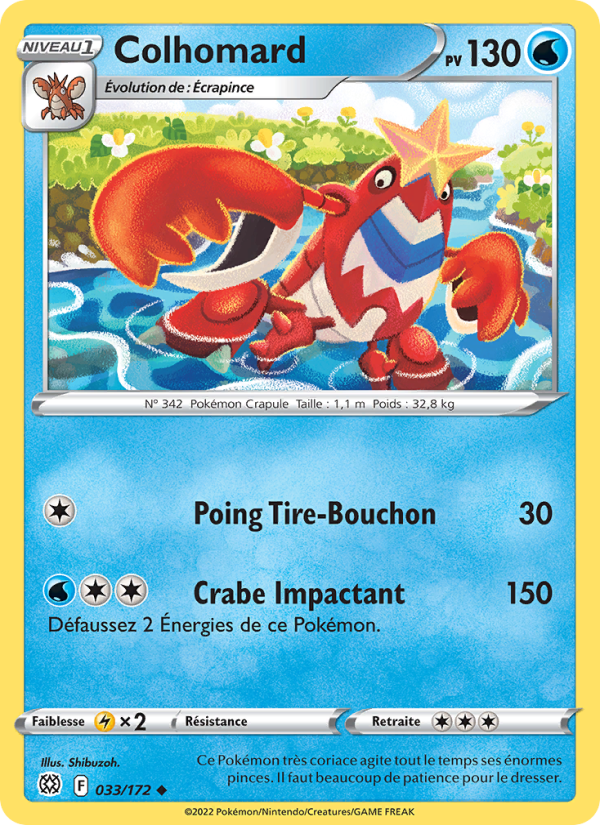 Colhomard 033 — Stars Étincelantes (French Pokémon TCG card)