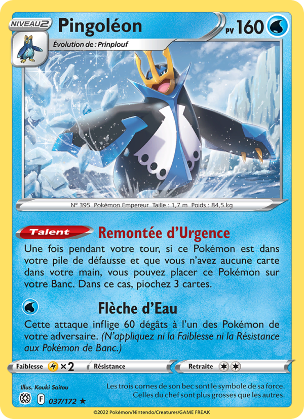 Pingoléon 037 — Stars Étincelantes (French Pokémon TCG card)