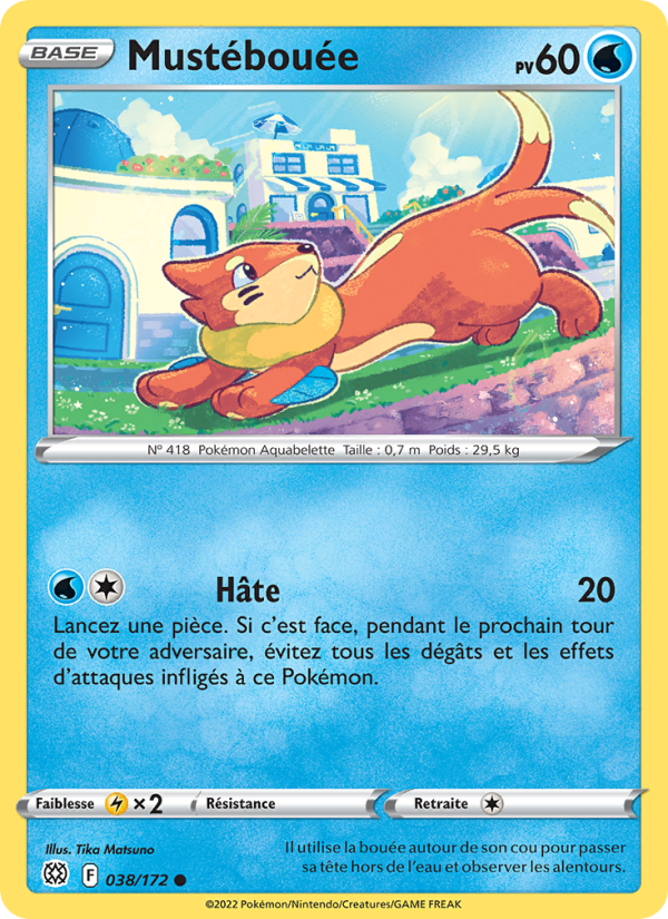 Mustébouée 038 — Stars Étincelantes (French Pokémon TCG card)