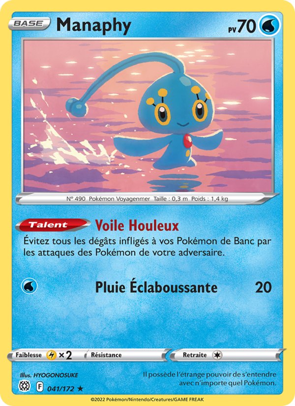 Manaphy 041 — Stars Étincelantes (French Pokémon TCG card)