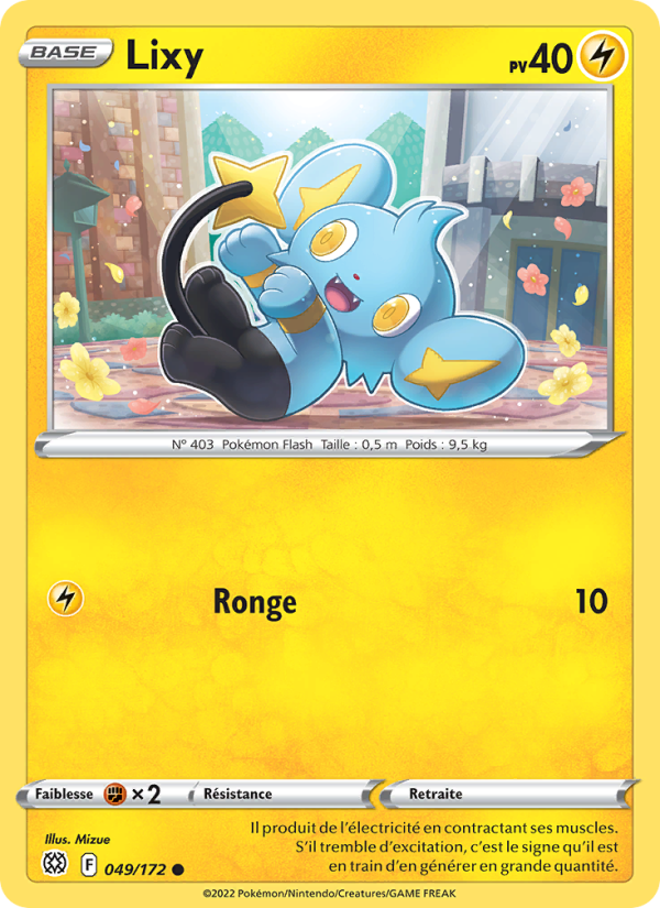 Lixy 049 — Stars Étincelantes (French Pokémon TCG card)
