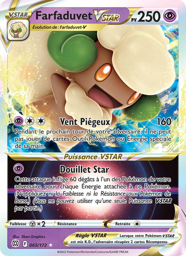 Farfaduvet VSTAR 065 — Stars Étincelantes (French Pokémon TCG card)