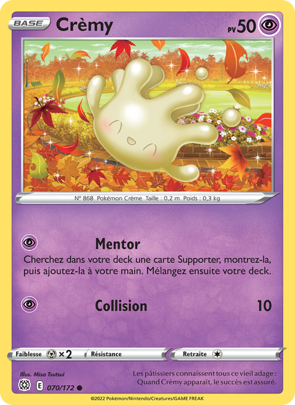 Crèmy 070 — Stars Étincelantes (French Pokémon TCG card)