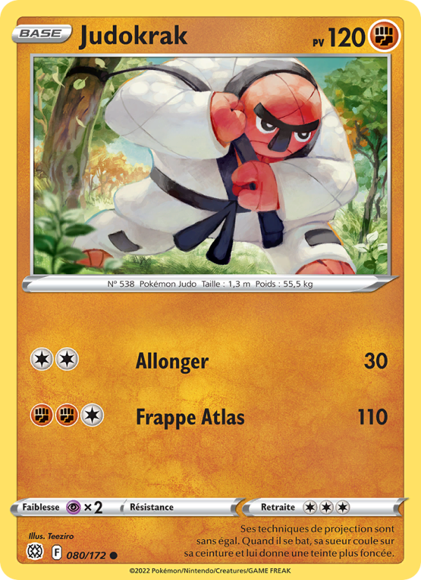 Judokrak 080 — Stars Étincelantes (French Pokémon TCG card)