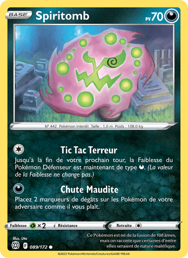 Spiritomb 089 — Stars Étincelantes (French Pokémon TCG card)