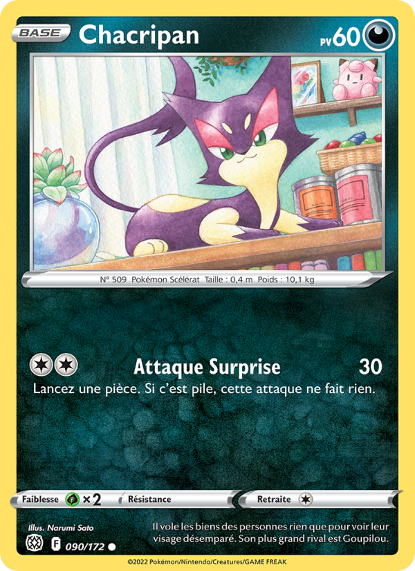 Chacripan 090 — Stars Étincelantes (French Pokémon TCG card)