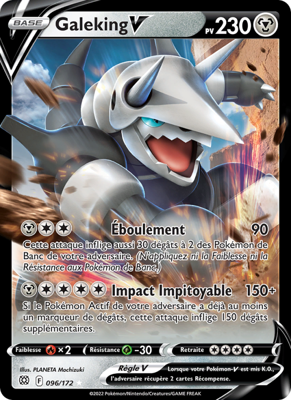 Galeking V 096 — Stars Étincelantes (French Pokémon TCG card)
