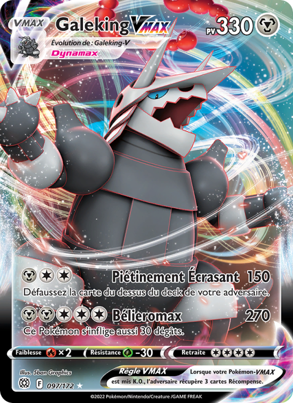 Galeking VMAX 097 — Stars Étincelantes (French Pokémon TCG card)
