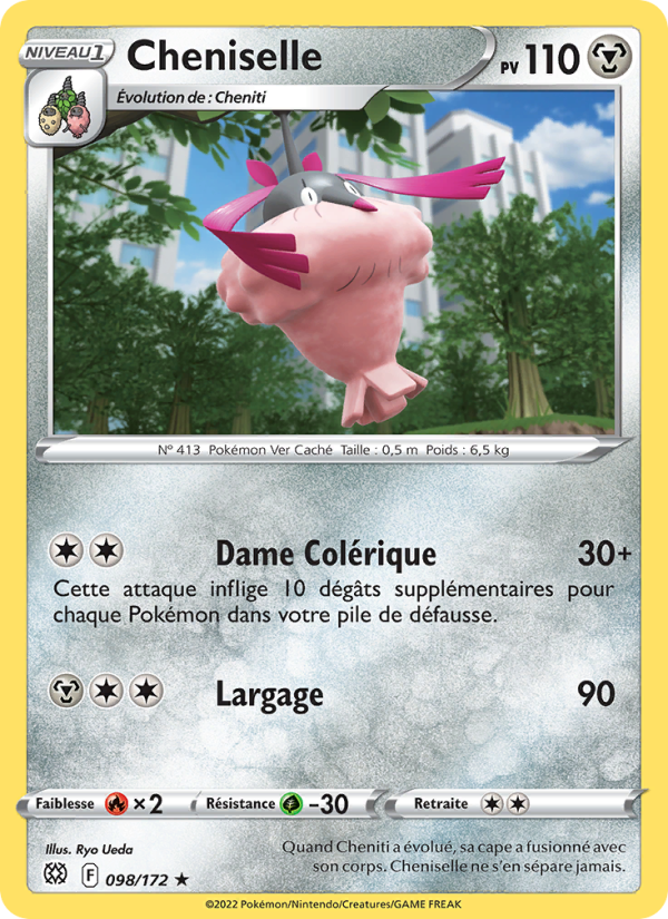 Cheniselle 098 — Stars Étincelantes (French Pokémon TCG card)