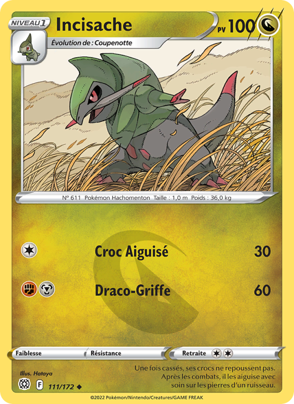 Incisache 111 — Stars Étincelantes (French Pokémon TCG card)