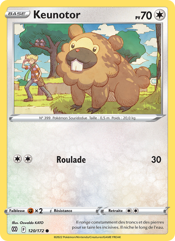 Keunotor 120 — Stars Étincelantes (French Pokémon TCG card)