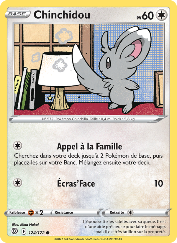 Chinchidou 124 — Stars Étincelantes (French Pokémon TCG card)