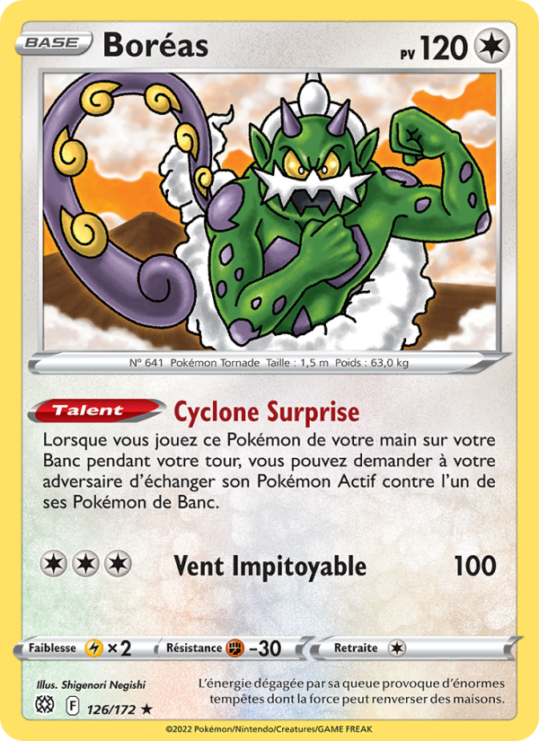Boréas 126 — Stars Étincelantes (French Pokémon TCG card)
