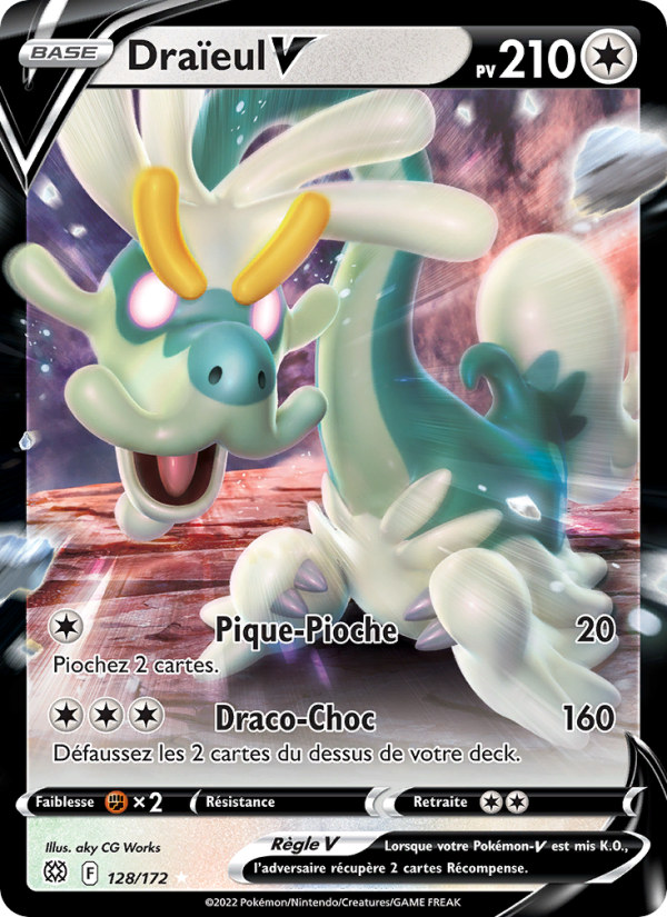 Draïeul V 128 — Stars Étincelantes (French Pokémon TCG card)