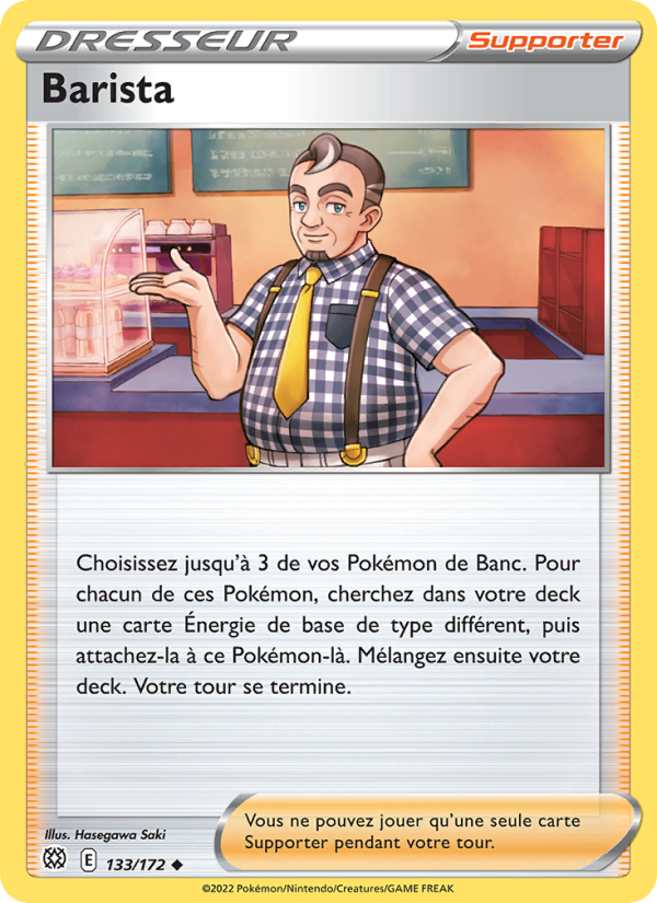 Barista 133 — Stars Étincelantes (French Pokémon TCG card)