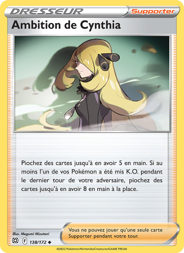Ambition de Cynthia 138 — Stars Étincelantes (French Pokémon TCG card)
