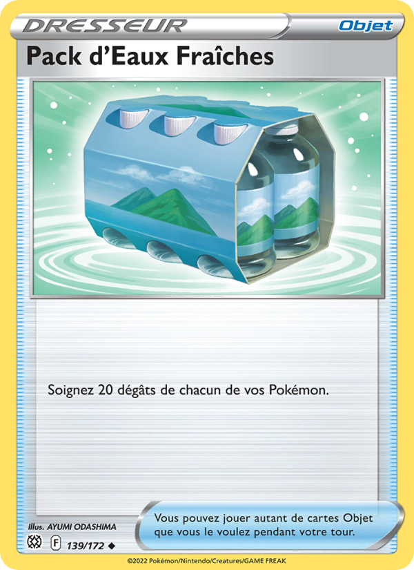 Pack d'Eaux Fraîches 139 — Stars Étincelantes (French Pokémon TCG card)