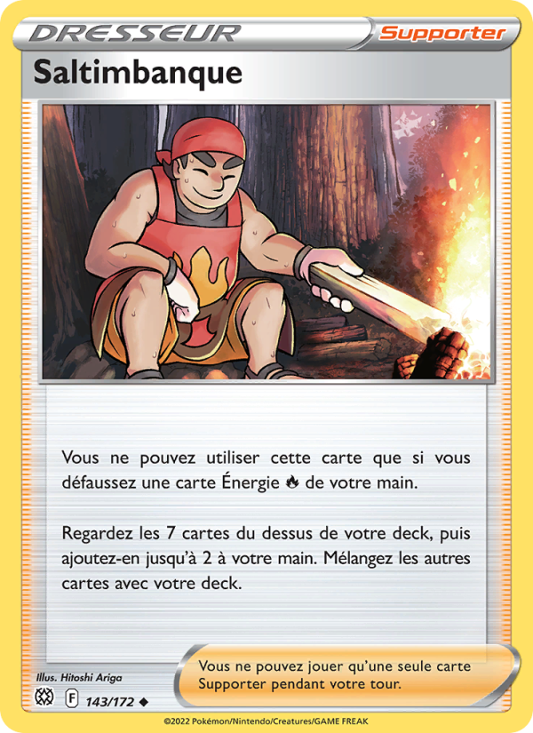 Saltimbanque 143 — Stars Étincelantes (French Pokémon TCG card)
