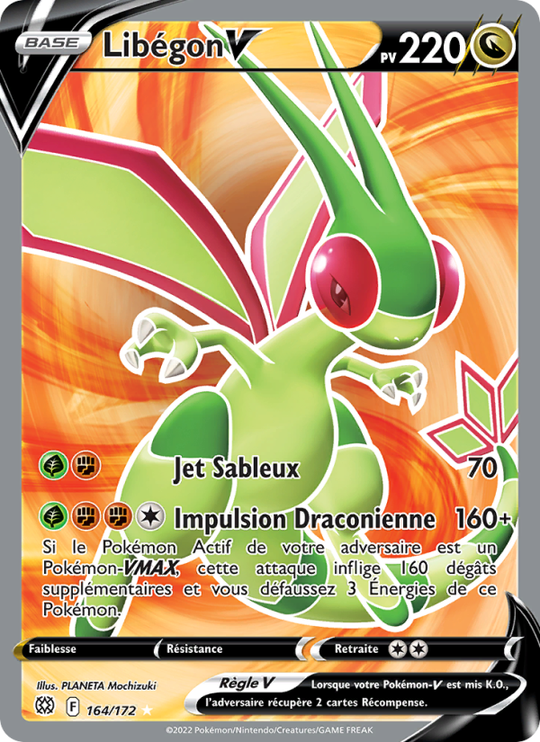 Libégon V 164 — Stars Étincelantes (French Pokémon TCG card)