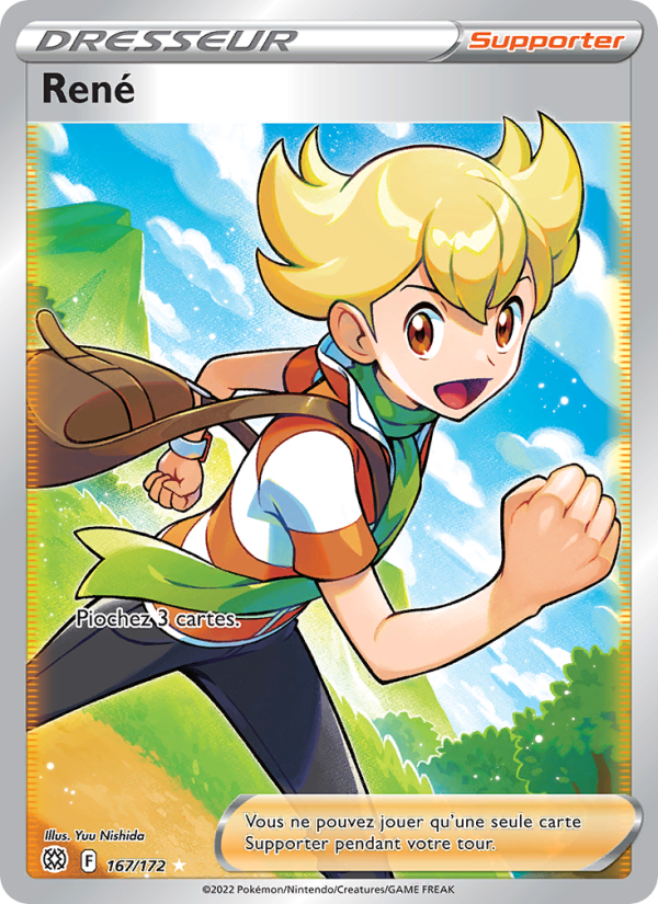René 167 — Stars Étincelantes (French Pokémon TCG card)