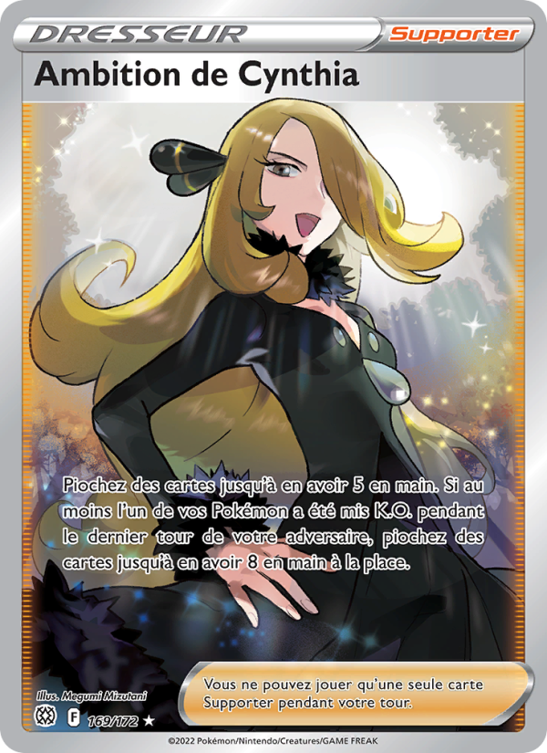 Ambition de Cynthia 169 — Stars Étincelantes (French Pokémon TCG card)