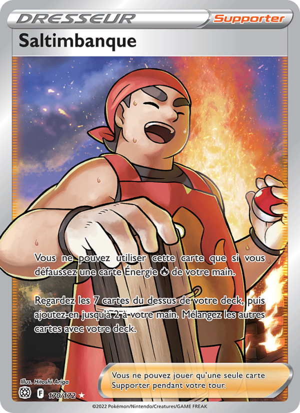 Saltimbanque 170 — Stars Étincelantes (French Pokémon TCG card)