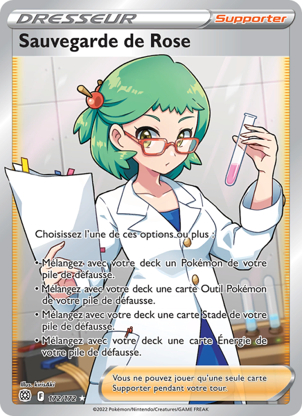 Sauvegarde de Rose 172 — Stars Étincelantes (French Pokémon TCG card)