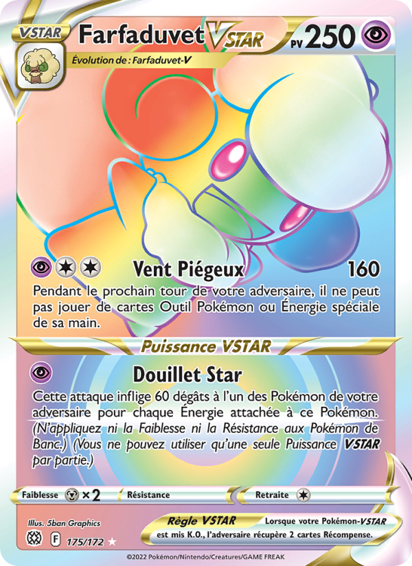 Farfaduvet VSTAR 175 — Stars Étincelantes (French Pokémon TCG card)