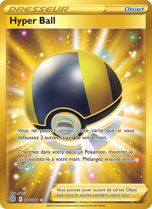 Hyper Ball 186 — Stars Étincelantes (French Pokémon TCG card)
