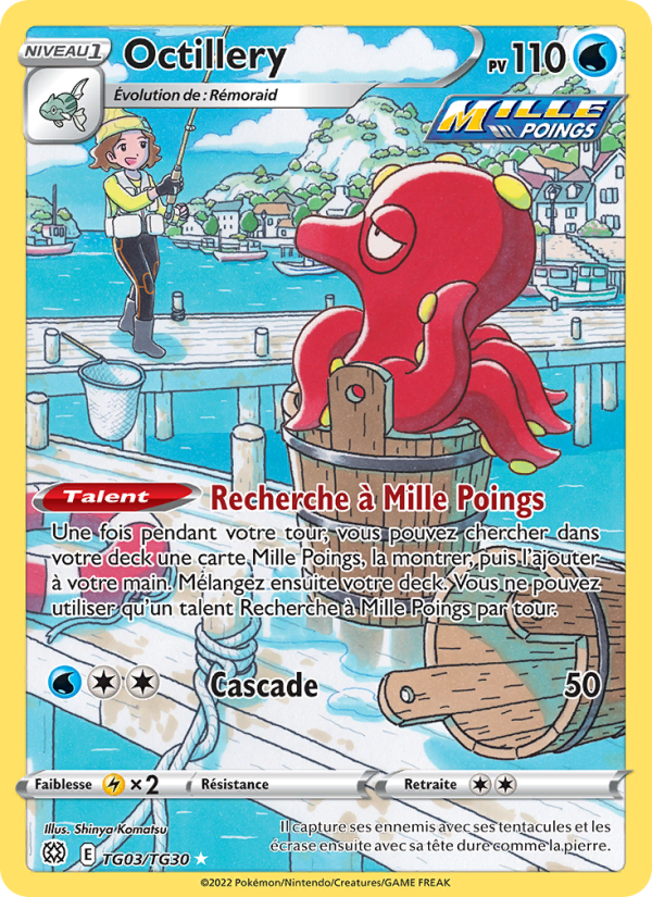 Octillery TG03 — Stars Étincelantes (French Pokémon TCG card)