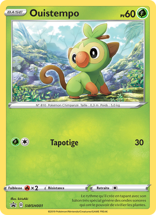 Ouistempo SWSH001 — Promo SWSH (French Pokémon TCG card)