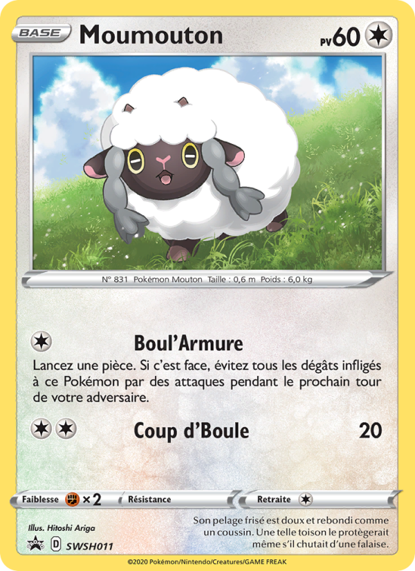 Moumouton SWSH011 — Promo SWSH (French Pokémon TCG card)