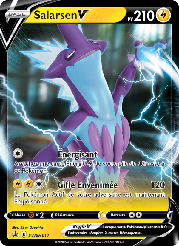 Salarsen V SWSH017 — Promo SWSH (French Pokémon TCG card)