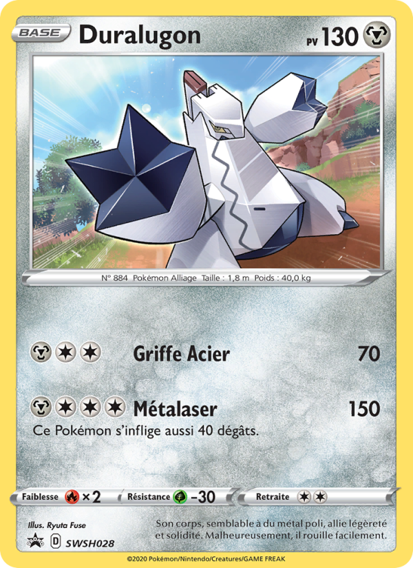 Duralugon SWSH028 — Promo SWSH (French Pokémon TCG card)