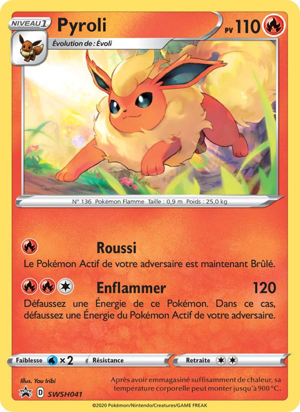 Pyroli SWSH041 — Promo SWSH (French Pokémon TCG card)
