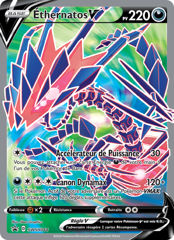 Éthernatos V SWSH044 — Promo SWSH (French Pokémon TCG card)